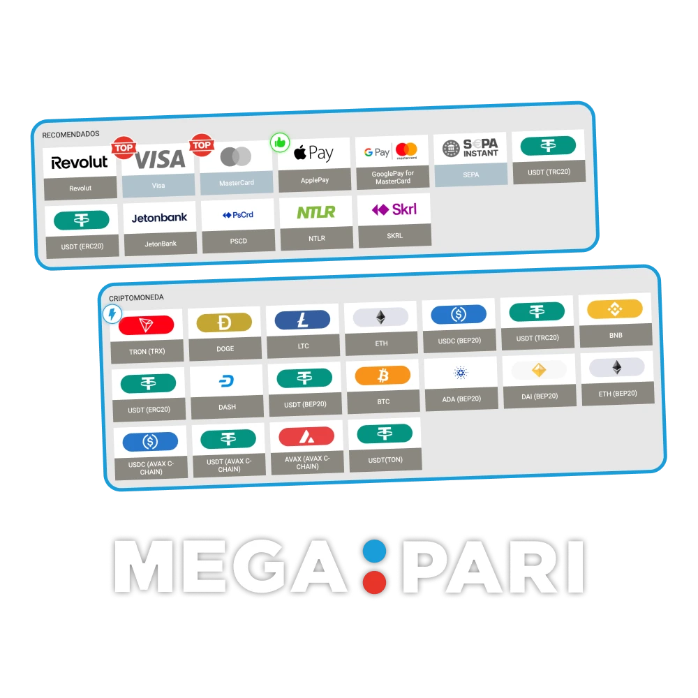 Realiza tus depósitos de forma rápida y segura en la plataforma oficial de Megapari.