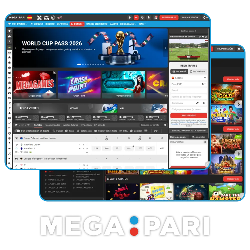 Visita Megapari y cobra tus ganancias de apuestas deportivas ahora mismo.