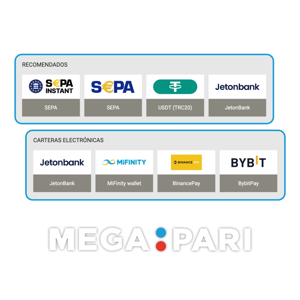 Retira tus ganancias utilizando métodos confiables en oficial de Megapari.