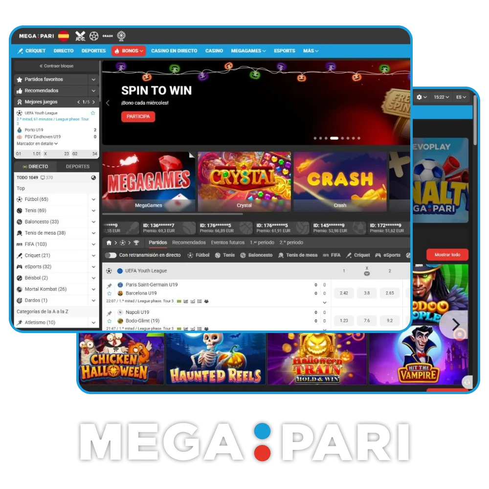 Visita Megapari y cobra tus ganancias de apuestas deportivas ahora mismo.
